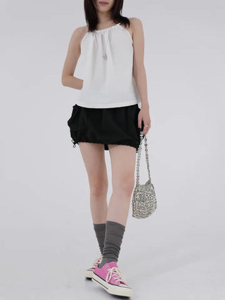 Luro String Cargo Balloon Skirt