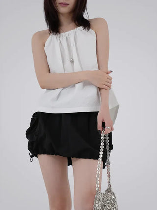 Luro String Cargo Balloon Skirt