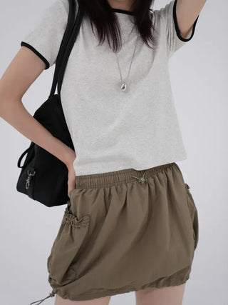 Luro String Cargo Balloon Skirt