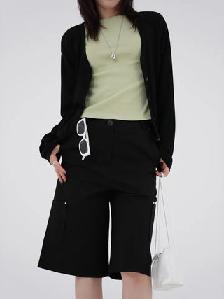 Marenda Basic Flowy See-through Cardigan