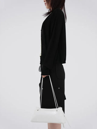 Marenda Basic Flowy See-through Cardigan