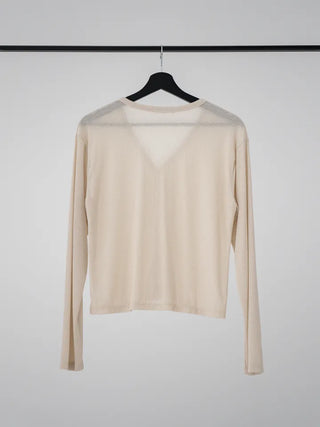 Marenda Basic Flowy See-through Cardigan