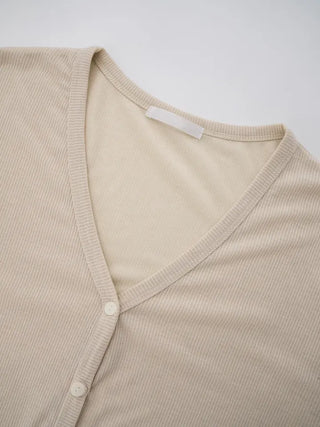 Marenda Basic Flowy See-through Cardigan