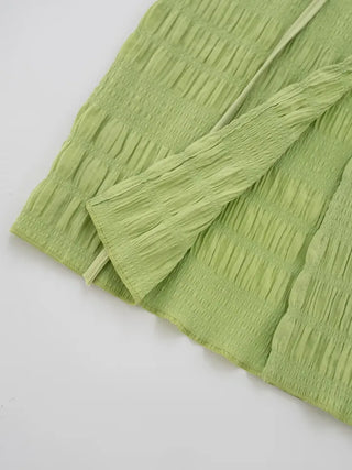Avenel Wrinkle Strap Open Sleeveless Blouse