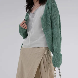 Bella Flower Sculpted Cardigan