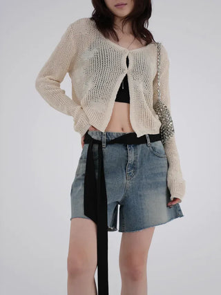 Bella Flower Sculpted Cardigan