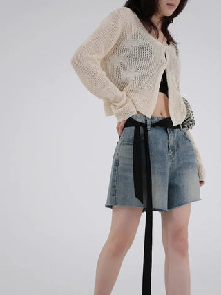 Bella Flower Sculpted Cardigan