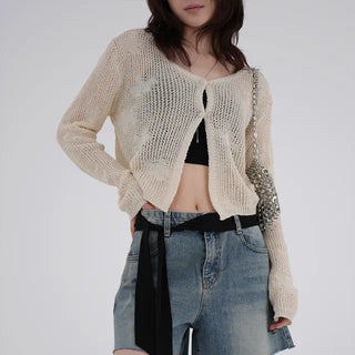 Bella Flower Sculpted Cardigan