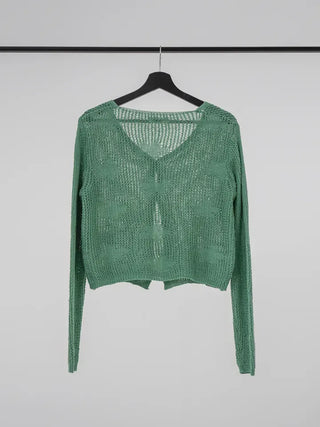Bella Flower Sculpted Cardigan