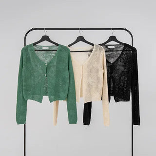 Bella Flower Sculpted Cardigan