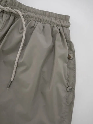 Lia Side Stud Nylon Shorts