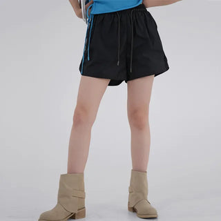 Lia Side Stud Nylon Shorts