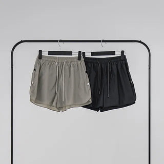 Lia Side Stud Nylon Shorts