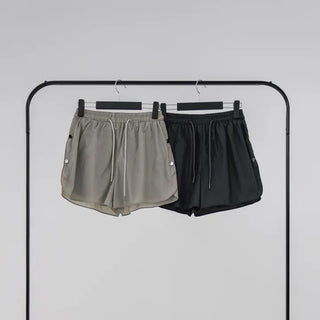 Lia Side Stud Nylon Shorts