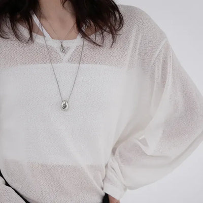 Furning See-through Long Sleeve T-shirt, a must-have item