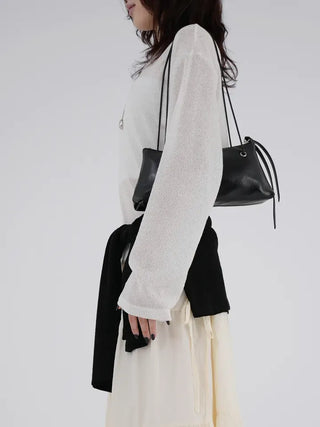 Furning See-through Long Sleeve T-shirt, a must-have item