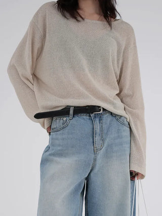 Furning See-through Long Sleeve T-shirt, a must-have item