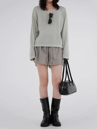 Furning See-through Long Sleeve T-shirt, a must-have item