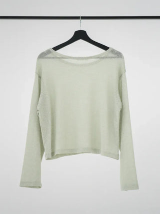 Furning See-through Long Sleeve T-shirt, a must-have item