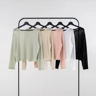 Furning See-through Long Sleeve T-shirt, a must-have item