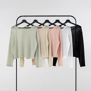 Furning See-through Long Sleeve T-shirt, a must-have item