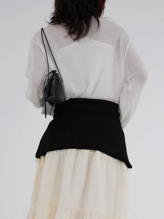 Furning See-through Long Sleeve T-shirt, a must-have item