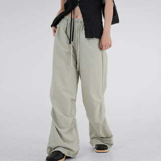 Doso Shirred Parachute Pants