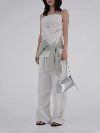 Doso Shirred Parachute Pants