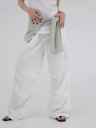 Doso Shirred Parachute Pants