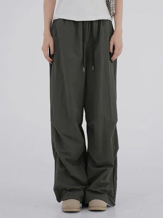 Doso Shirred Parachute Pants