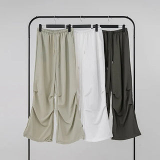 Doso Shirred Parachute Pants