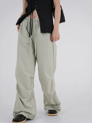 Doso Shirred Parachute Pants