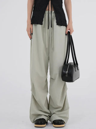 Doso Shirred Parachute Pants