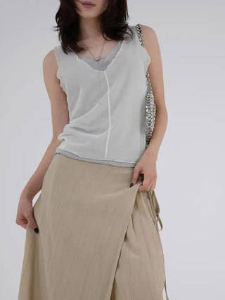 Rodo Layered Mesh Sleeveless