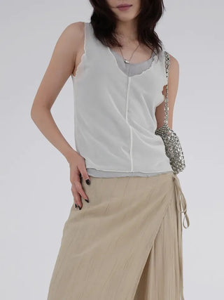 Rodo Layered Mesh Sleeveless