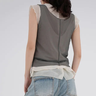 Rodo Layered Mesh Sleeveless