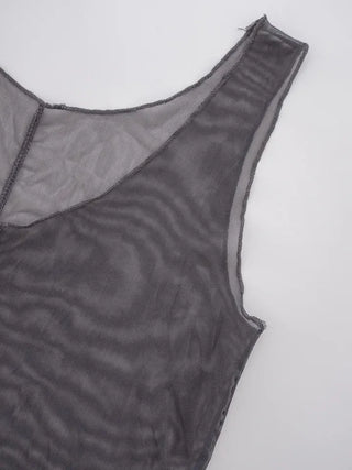 Rodo Layered Mesh Sleeveless