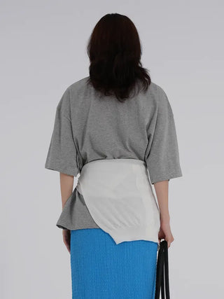 Zanten London Lettering Oversized Short Sleeve Tee