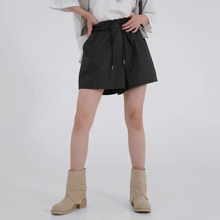 Laro Crinkle Button Shorts
