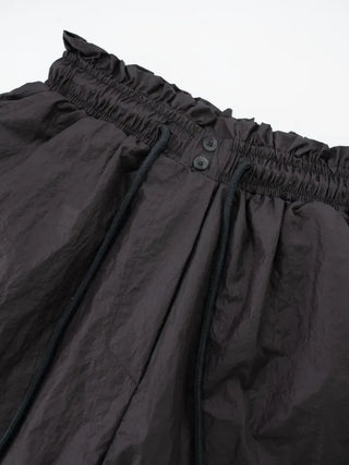 Laro Crinkle Button Shorts