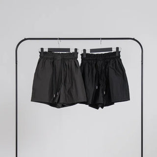 Laro Crinkle Button Shorts