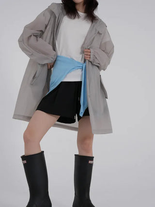 Obin See-through Hooded Rain Jumper