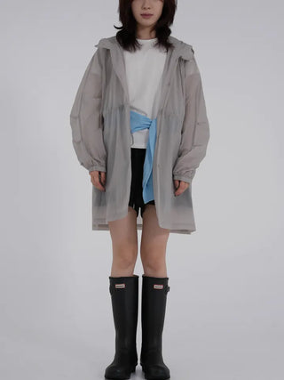 Obin See-through Hooded Rain Jumper