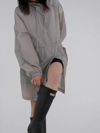 Obin See-through Hooded Rain Jumper