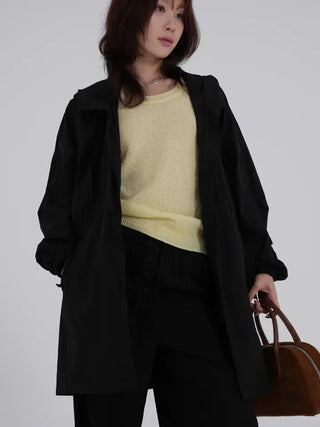 Obin See-through Hooded Rain Jumper