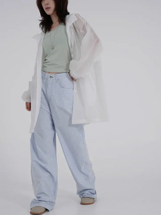 Obin See-through Hooded Rain Jumper