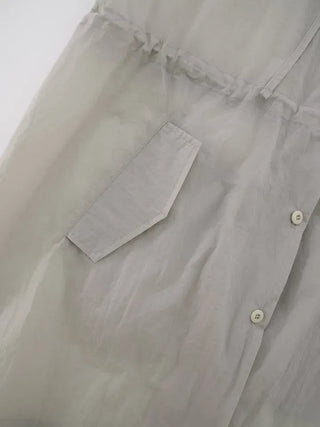 Obin See-through Hooded Rain Jumper