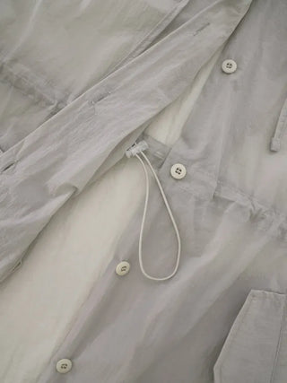 Obin See-through Hooded Rain Jumper