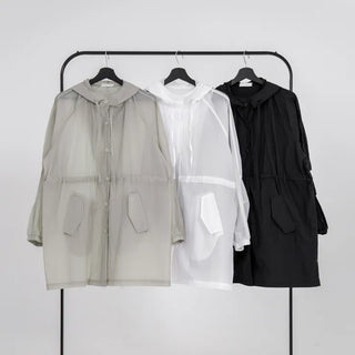 Obin See-through Hooded Rain Jumper
