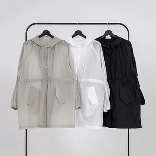 Obin See-through Hooded Rain Jumper